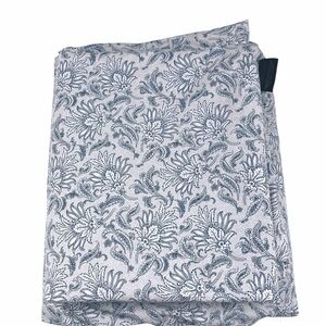 Lauren Ralph Lauren Floral Blue White Gray Queen Bedsheets Fitted & Flat Only